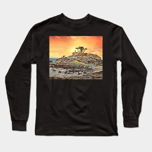 Battery Point  lighthouse in Crescent City, California Long Sleeve T-Shirt